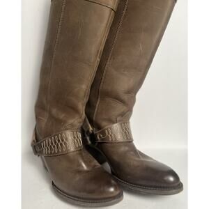 Ariat Sadler Brown Leather Western Knee High Boots Women’s US 6B Style 10017362